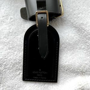 Louis Vuitton Black Luggage Tag